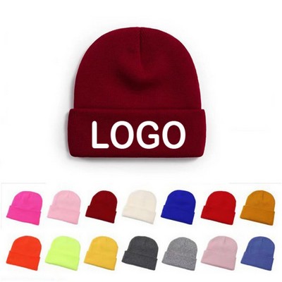 Unisex Beanie Knit Hat Winter