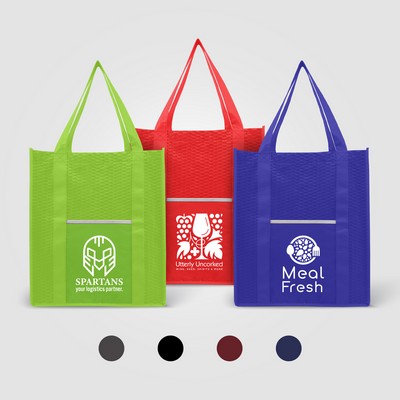 North Park Deluxe - Non-Woven Shopping Tote Bag - Silkscreen