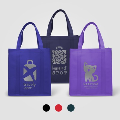 North Park - Non-Woven Shopping Tote Bag - Metallic imprint - Silkscreen